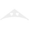 Ekena Millwork Pitch Winston Architectural Grade PVC Gable Pediment, 60"W x 22 1/2"H x 1"P (9/12) GPP060X023X100WIN - alternate 4